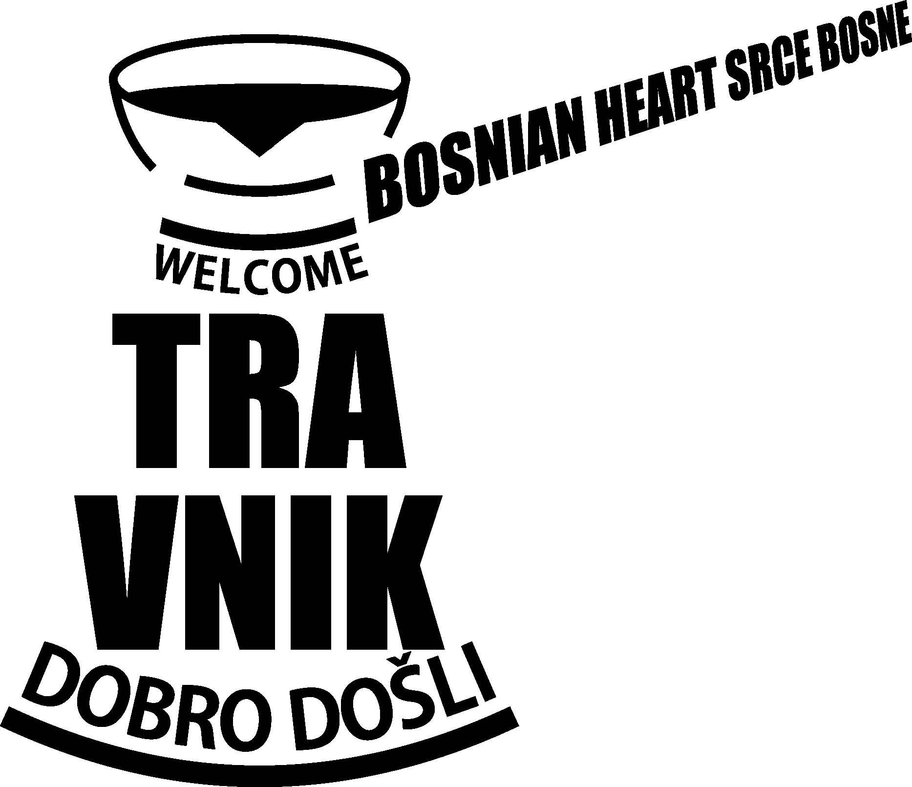 Travnik Welcome Dobro Do┼бli Logo Vector Logo